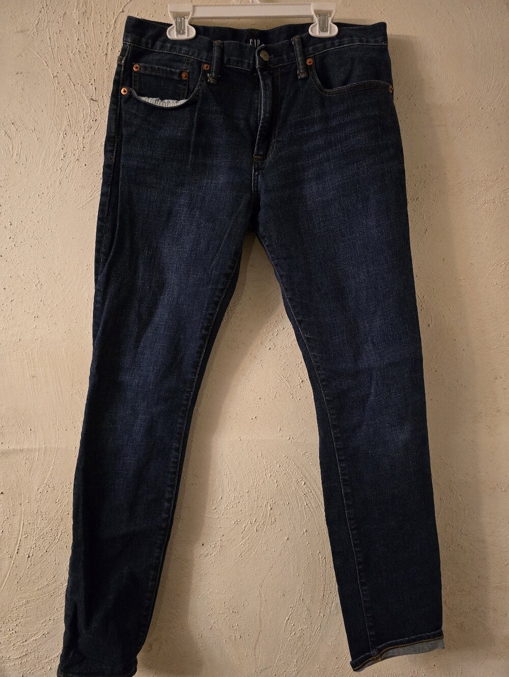 GAP Men's Skinny Jeans - Dark Blue Wash